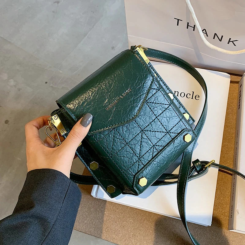 

с досавкой Mini PU Leather Crossbody Bags for Women 2020 Simple Shoulder Handbags Women's Branded Fashion Trend Hand Bag